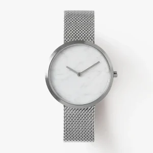 Outline Silver Mesh 34mm